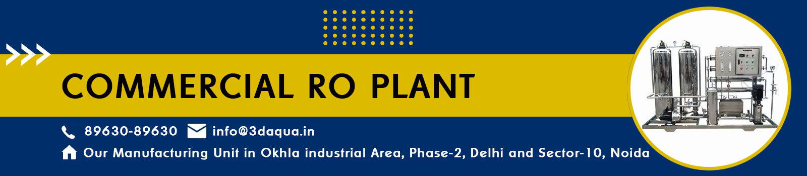 Commercial RO Plants Manufacturers in India